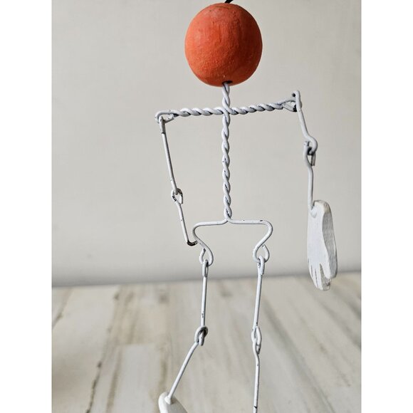 Metal jointed pumpkin skeleton‎ as is ornament decor hanging Halloween - Picture 4 of 7